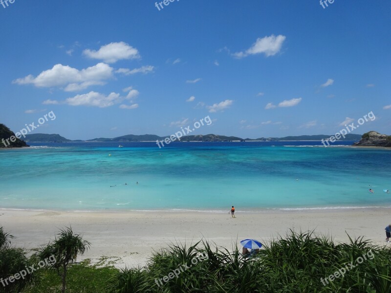 Sea Beach Blue Sky South Island Free Photos