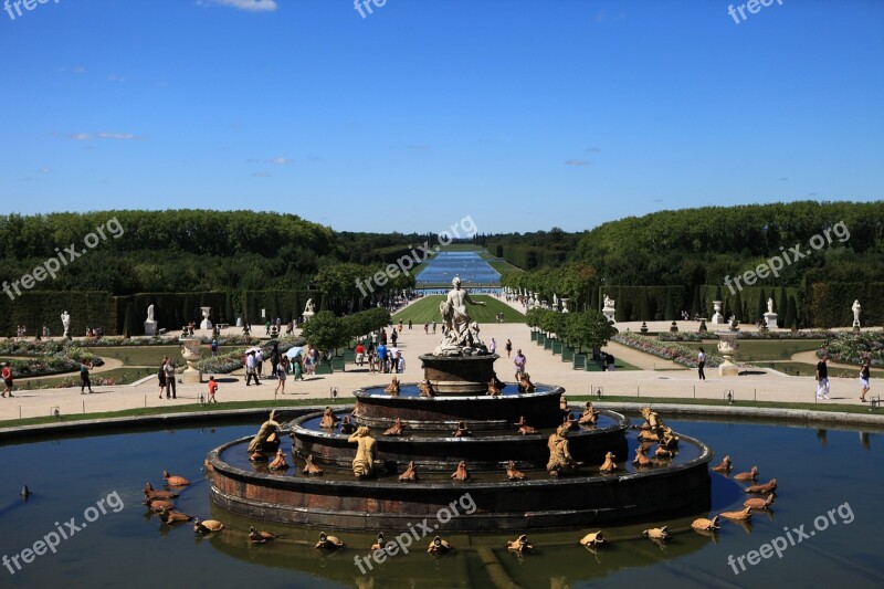 Versailles Distance The Vast Free Photos