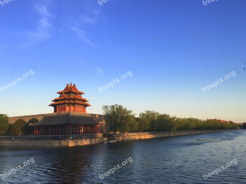 Turret Twilight The Forbidden City Free Photos