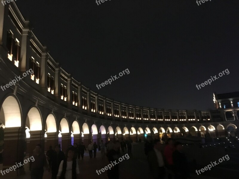 The Night Tianjin Light Free Photos