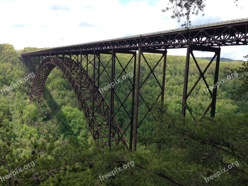 Bridge Steel Structure Construction River