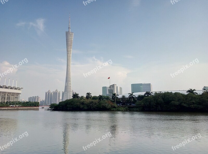 Canton Tower Canton Pearl River Free Photos