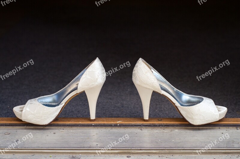 Wedding Shoes High Heels Heels Bride