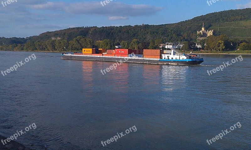 Rhine Ship Bad Shipping River