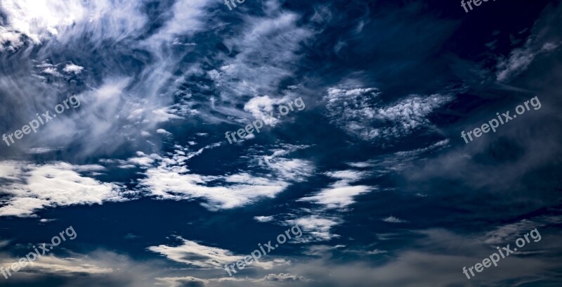 Clouds Sky Blue Dark Clouds Clouds Form