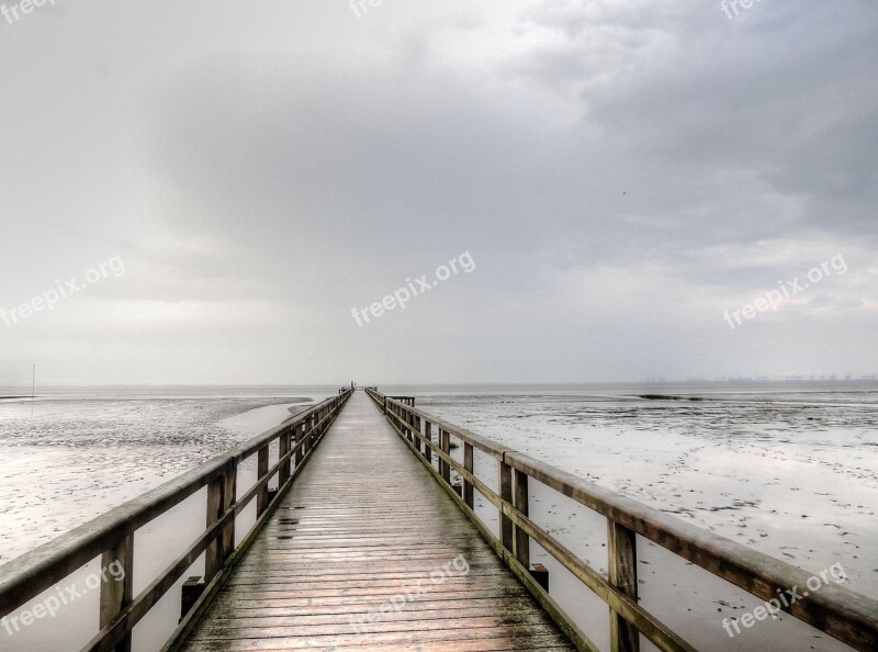 Pier Sea West Frisian Coast Sand