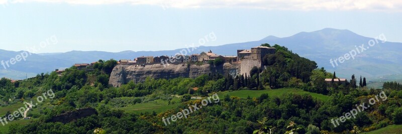 Trevinano Viterbo Province Landscape Latium Italy