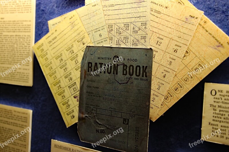 Ration Book War Book British Ration