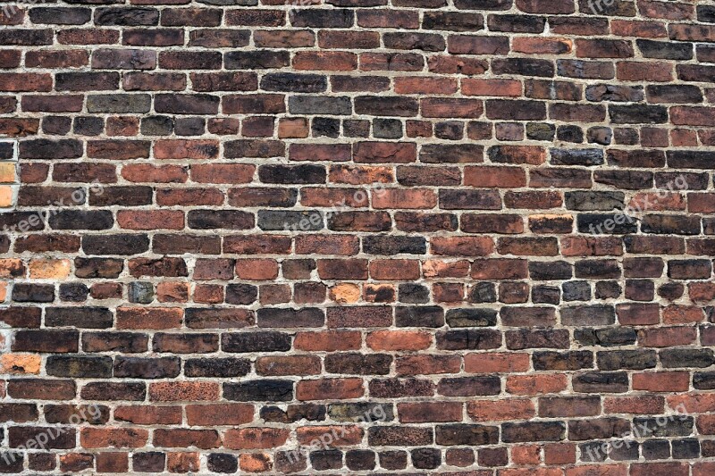 Brick Wall Background Backdrop Grunge Brick