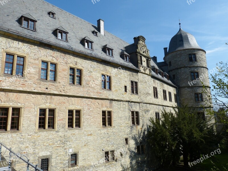 Wewelsburg Lower Saxony Castle Historically Middle Ages