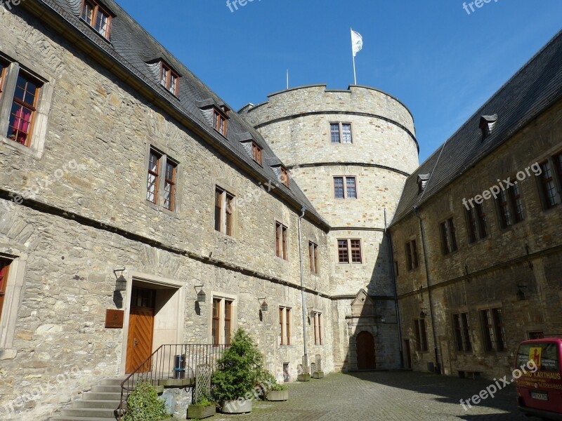 Wewelsburg Lower Saxony Castle Historically Middle Ages