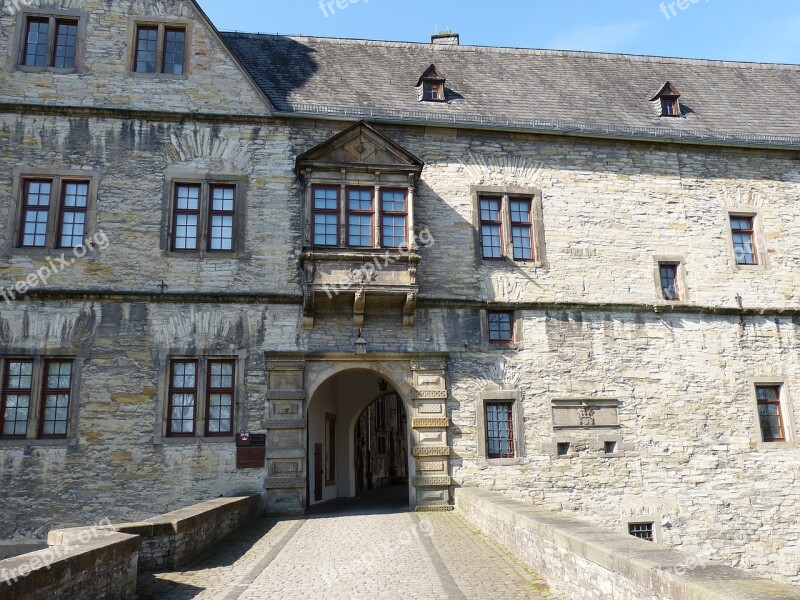 Wewelsburg Lower Saxony Castle Historically Middle Ages