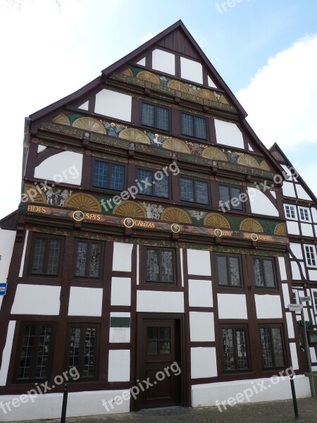 Paderborn Lower Saxony Historic Center Historically House