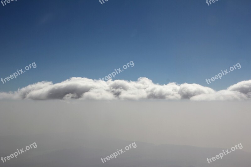 Clouds Mountains Sky White Overview