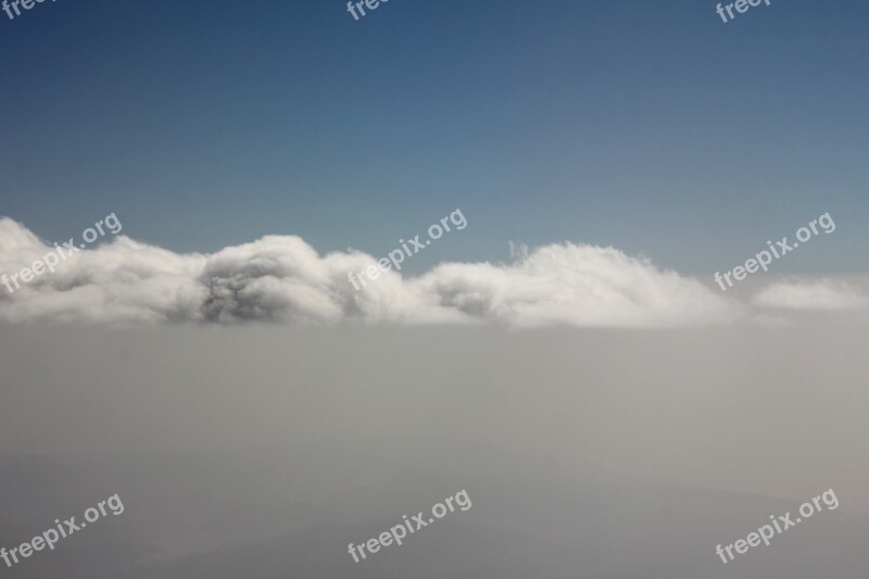 Clouds Mountains Sky White Overview