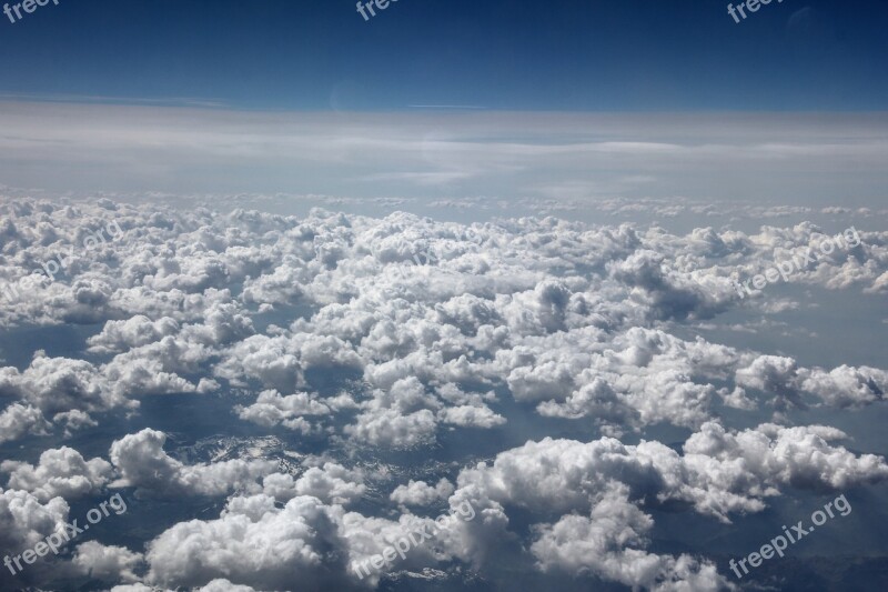 Clouds Mountains Sky White Overview