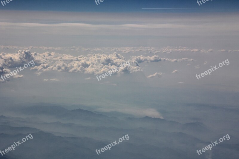 Clouds Mountains Sky White Overview