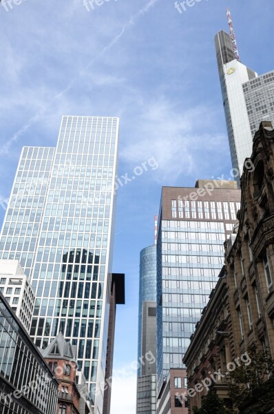 Frankfurt Skyscraper Architecture Skyscrapers Skyline