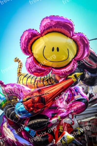 Year Market Balloon Folk Festival Ballons Colorful