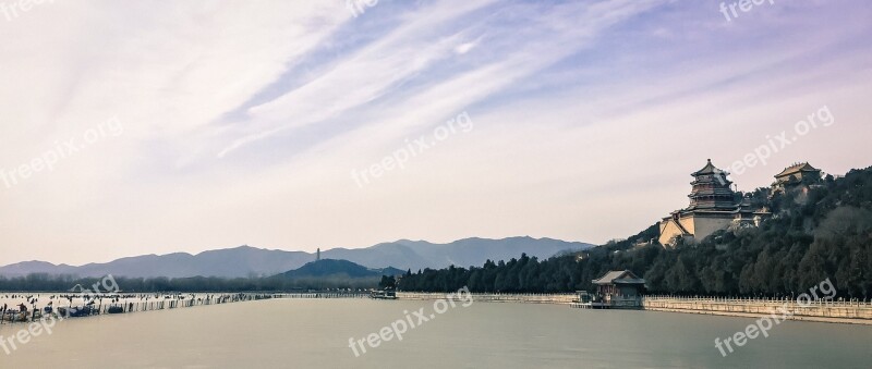 Beijing The Summer Palace Long Free Photos