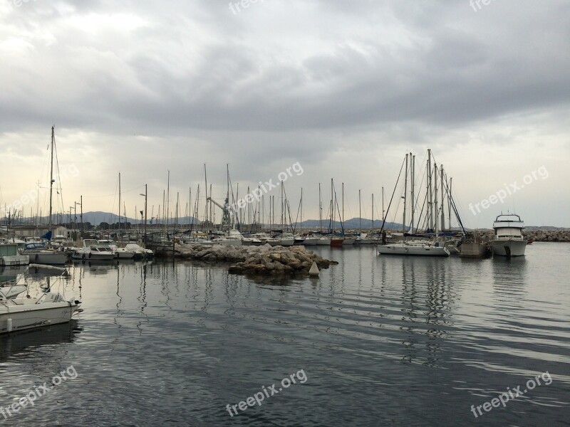 Port Sea Boats France Mediterranean Sea