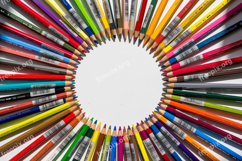 Colored Pencil Usd Color Pencil Array