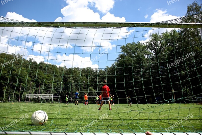 Gate Goal Football Sport Field