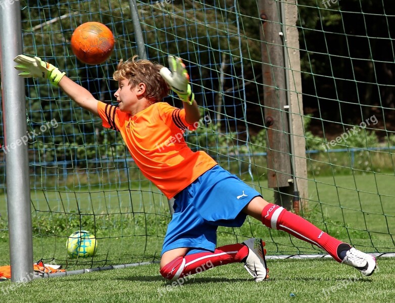 Football Keeper Sport Soccer Ball