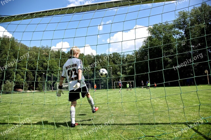 Football Keeper Soccer Sport Ball