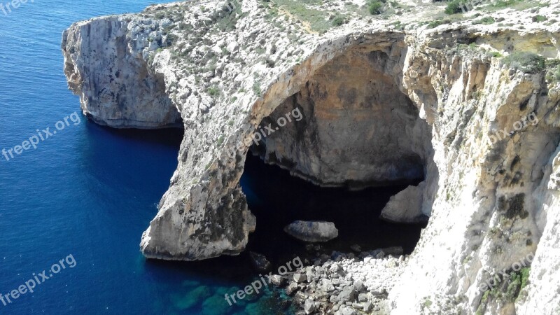 Islands Mortar Blue Grotto Free Photos