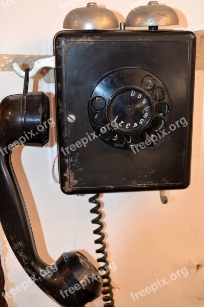 Old Phone Dial Vintage Telephone Landline Phone