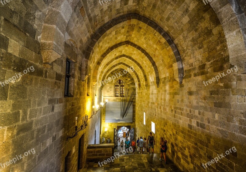 Malta Castle Medieval Island Mediterranean