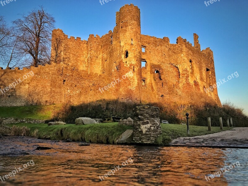 Castle Wales Landmark Architecture Medieval