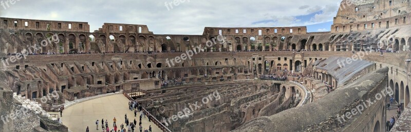 Colosseum Rome Amphitheater Architecture Historic