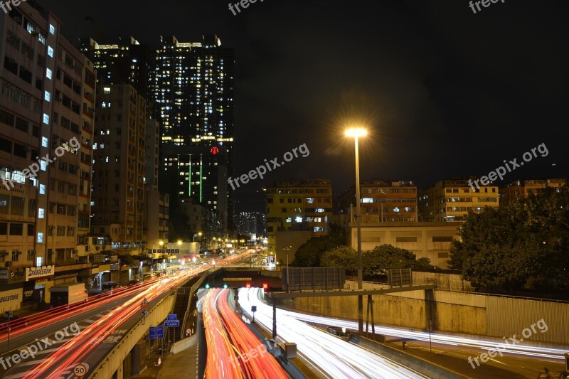 Hong Kong Kowloon City Tunnel City Asia