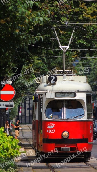 Austria Vienna Tram Railway City