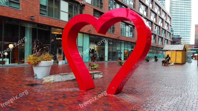 Toronto Heart Distillery District Industrial District