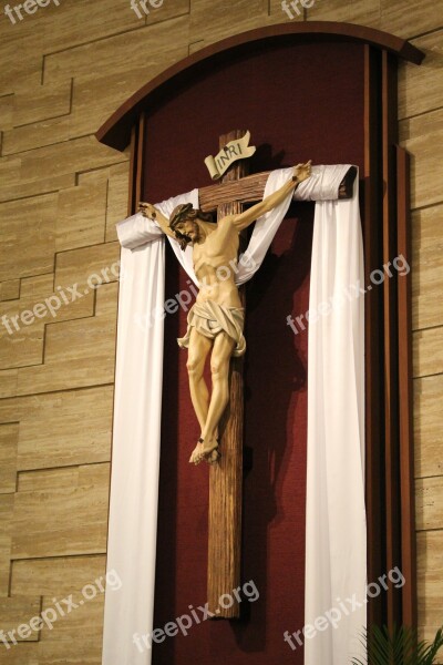 Crucifix Easter Catholic Christian Resurrection