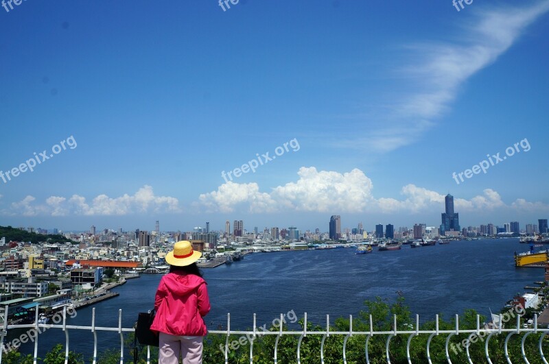 Harbor Kaohsiung Harbor City View Free Photos