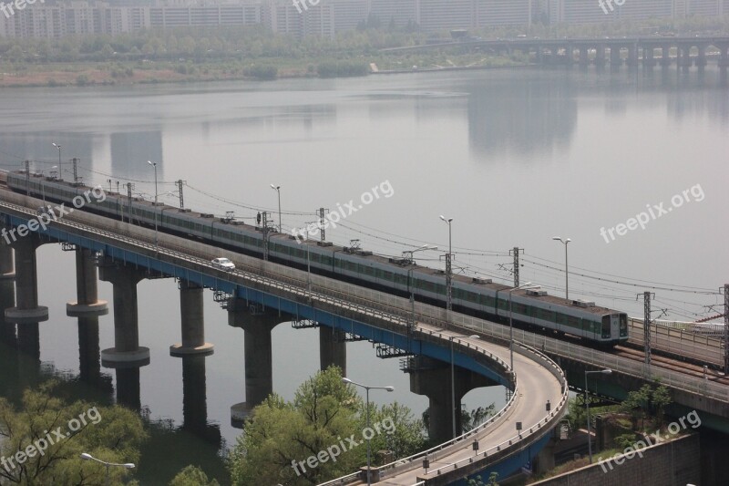 Republic Of Korea Train Subway Railway Transportation