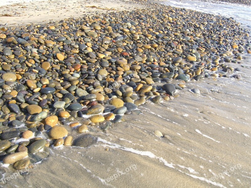 Pebbles River Bank Water Gravel Outdoor