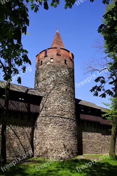 Tower Castle Walls Fort Architecture