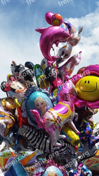 Balloon Year Market Colorful Birthday Clown