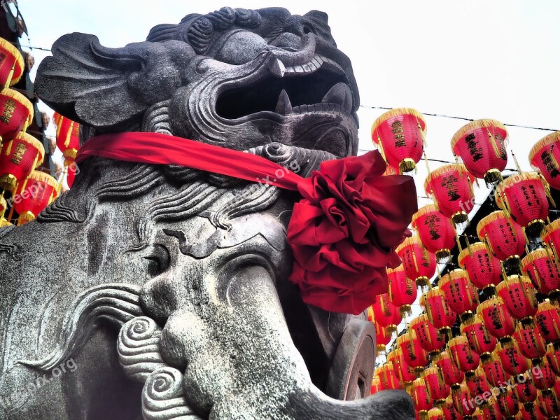 Taiwan Statue Temple Traditional Culture