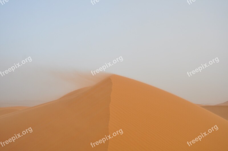 Sahara Desert Sand Dunes Free Photos