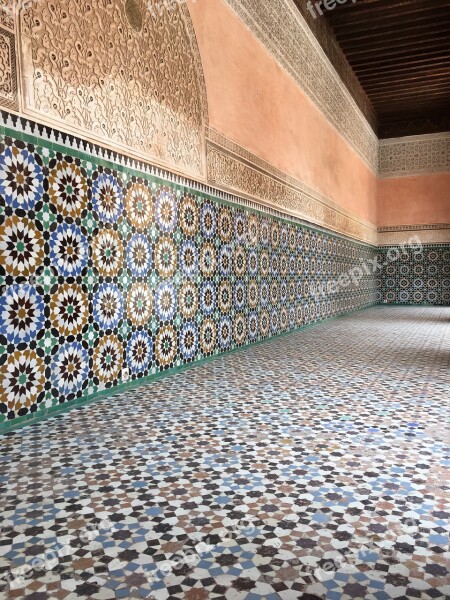 Tiles Morocco Orient Africa Marrakech