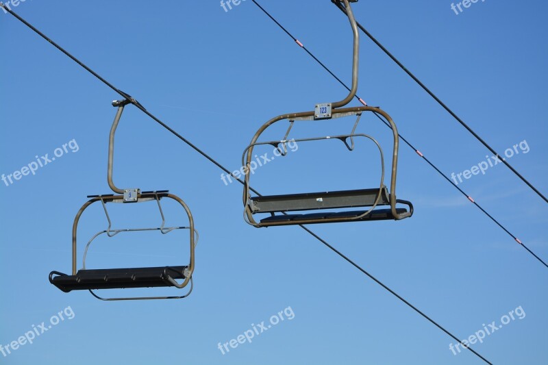 Chair Lift Mountain Annecy Alps Haute-savoie