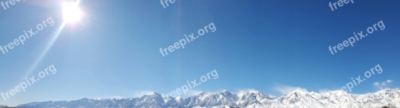 Mammoth Mountain Ski Landscape Nature