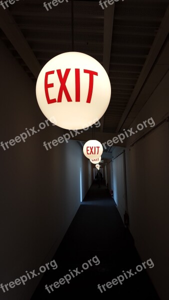 Output Exit Gang Lamp Free Photos