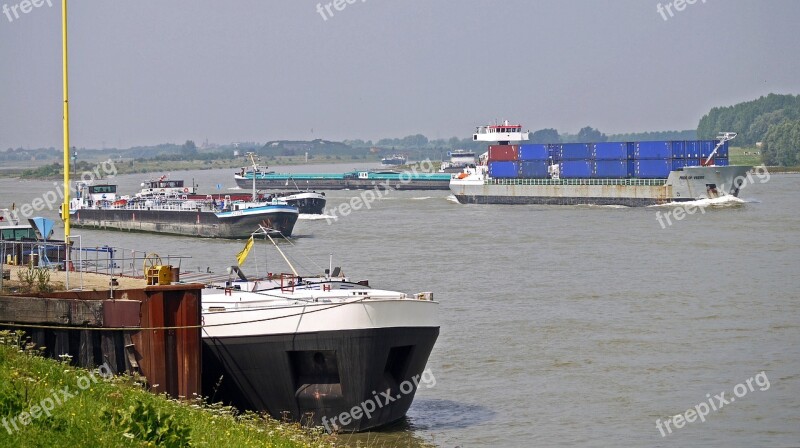 Rhine Border Netherlands Delta Branch Ijssel